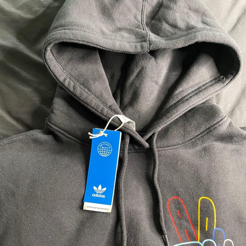 MENS OG PEACE SIGN H ADIDAS SWEATER 100% AUTHENTIC